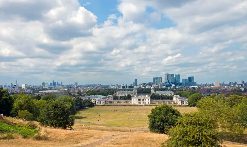South London View from Greenwich Park